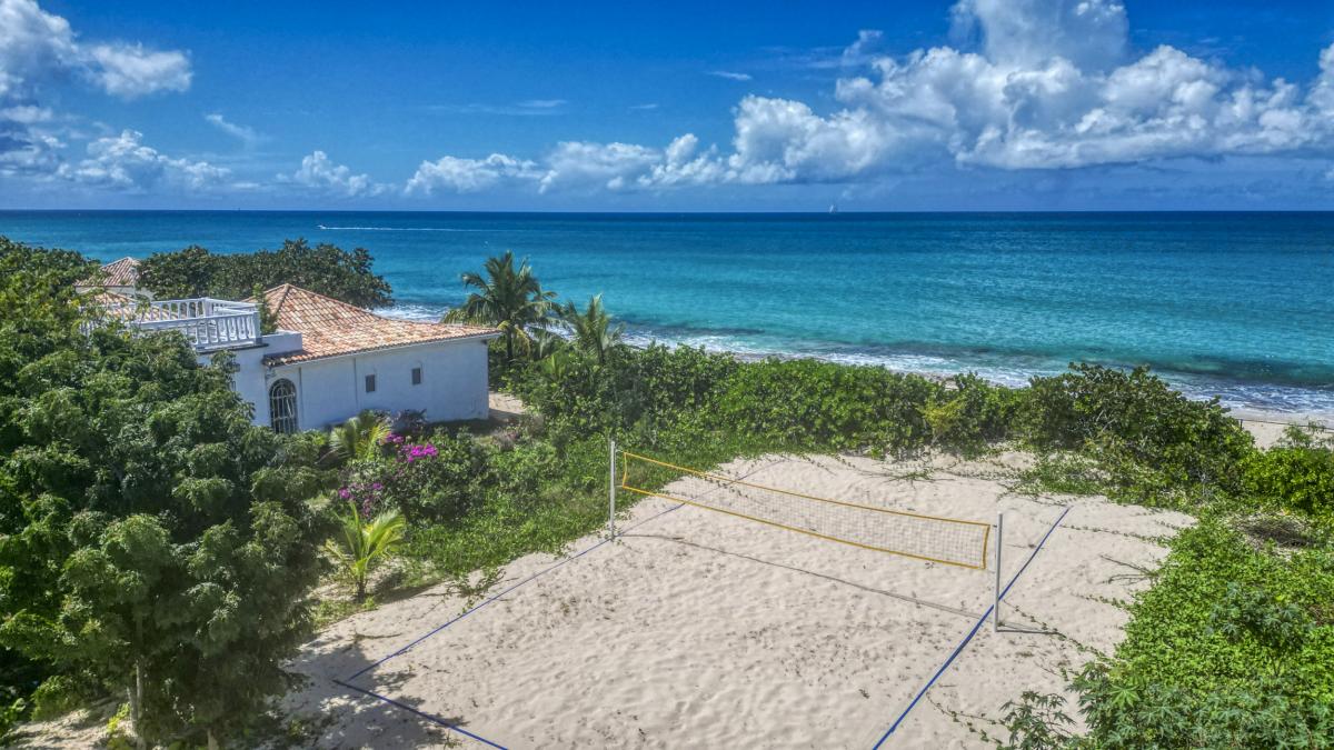 53 Location villa Terres Basses Saint Martin_terrain de volley